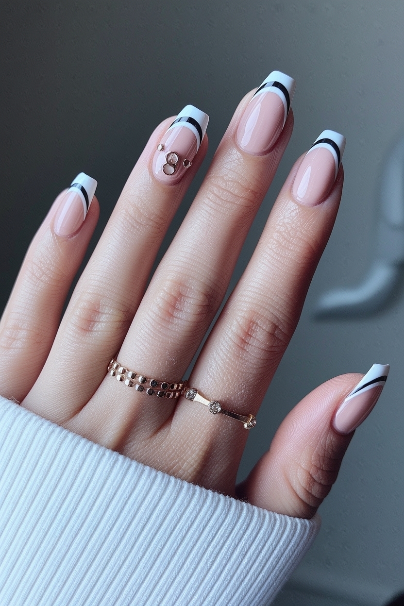 Nails French Tip with Design: Elevate Your Nail Game outfit idea