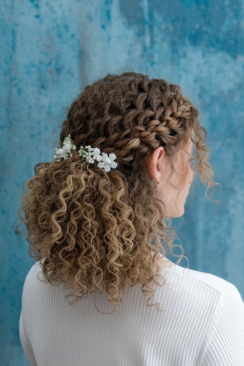 Natural Curly Hair Half Up Half Down for Every Occasion outfit idea