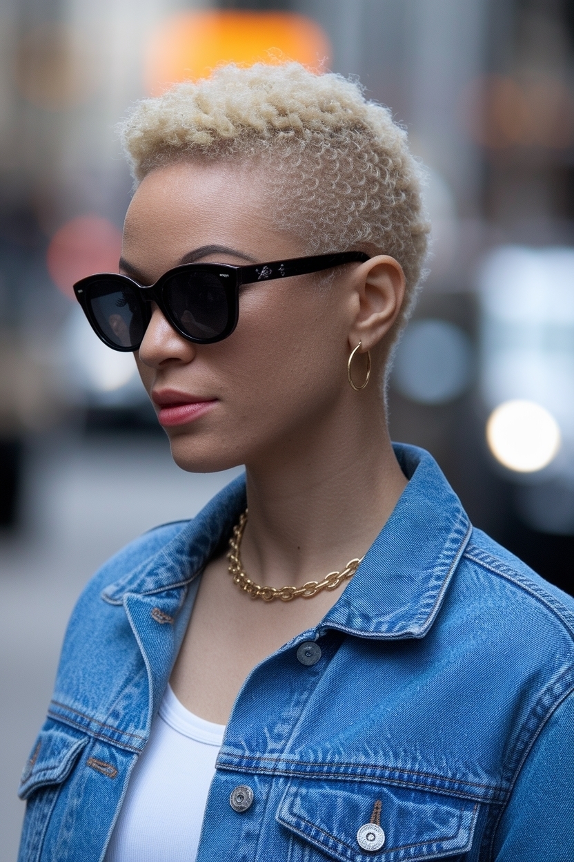 Natural Hair Styles for Short 4C Hair You’ll Love outfit idea