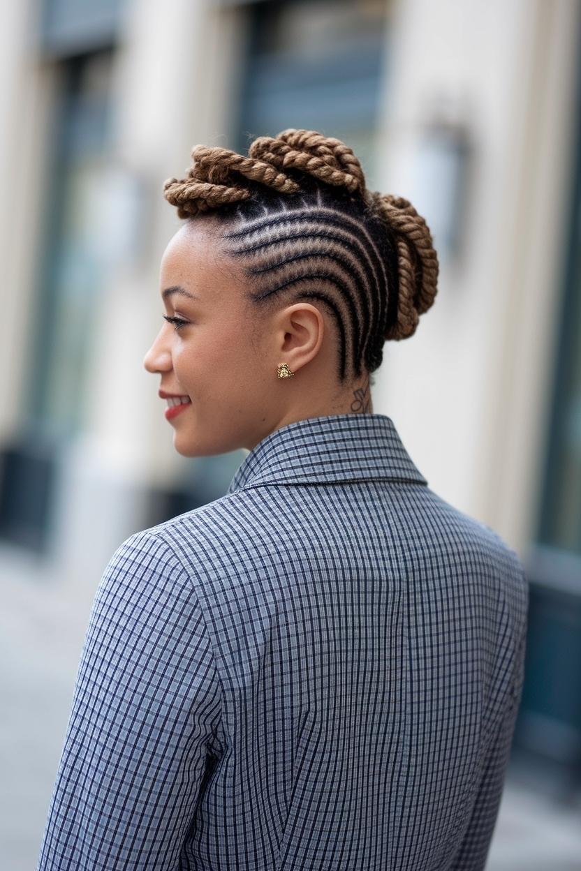 Natural Hair Twist Styles for Short Hair: Effortless Looks outfit idea