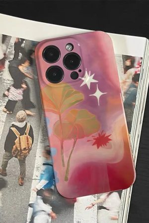 New Style Trends - Abstract Leaves & Stars iPhone Case - Outfit Ideas