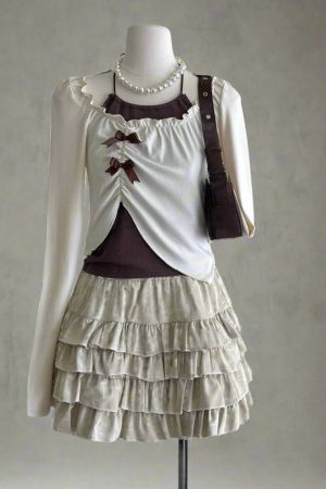 New Style Trends - Acubi Halter Top Autumn Set - Outfit Ideas