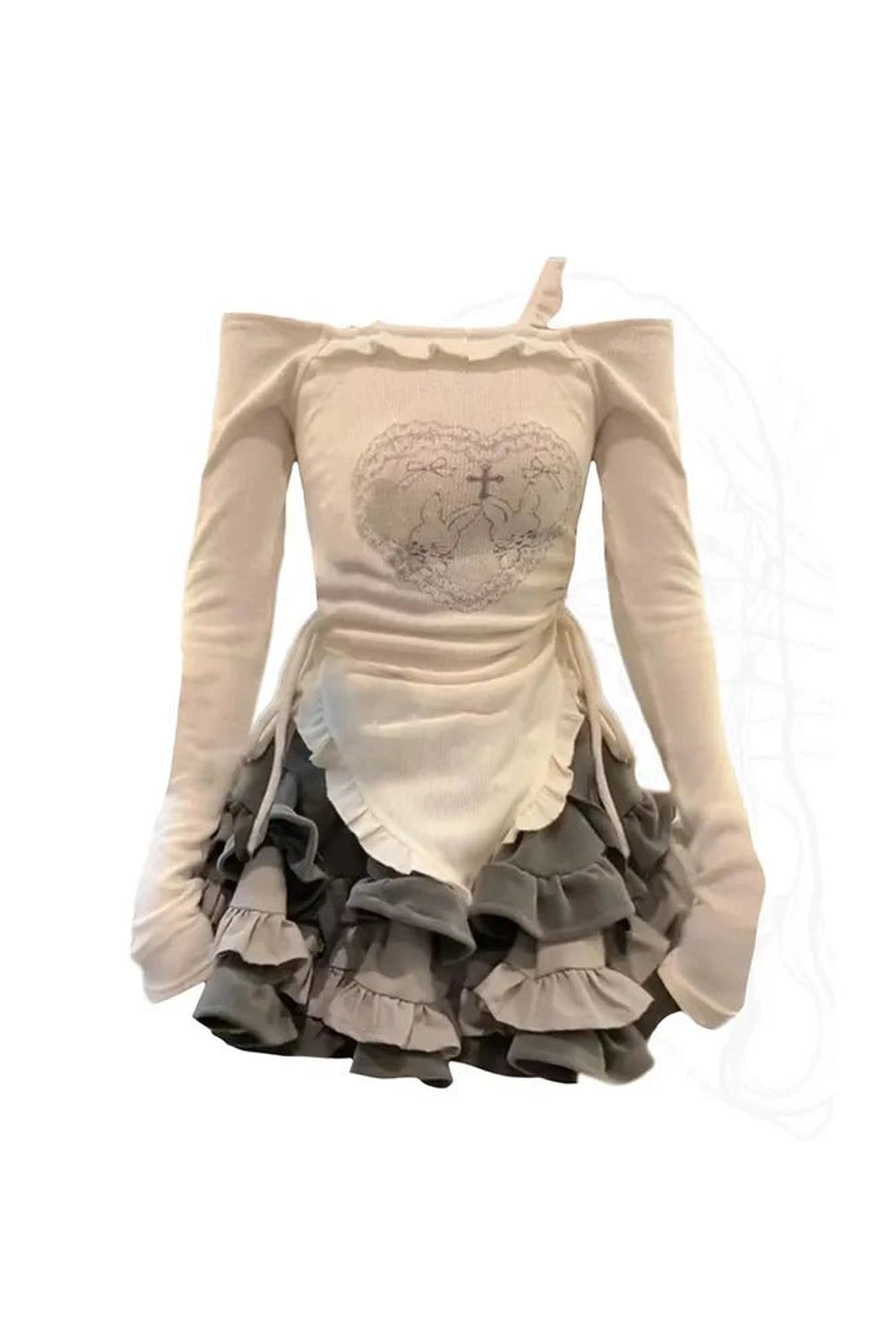 New Style Trends - Acubi Off Shoulder Clubwear Outfit Set - Outfit Ideas