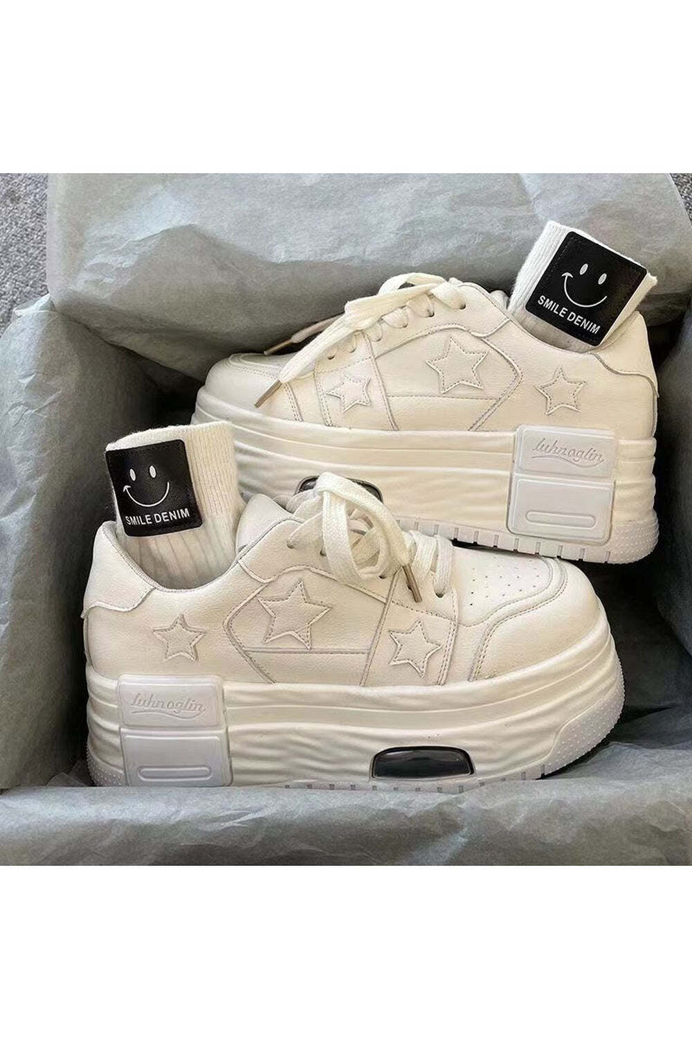 New Style Trends - Acubi Star Skateboard Y2k Shoes - Outfit Ideas