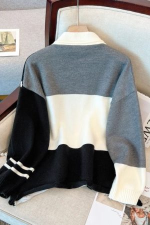 New Style Trends - Acubi Stellar Patchwork Cardigan - Outfit Ideas