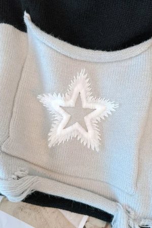 New Style Trends - Acubi Stellar Patchwork Cardigan - Outfit Ideas