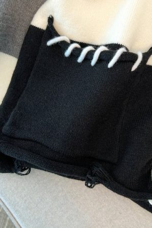 New Style Trends - Acubi Stellar Patchwork Cardigan - Outfit Ideas