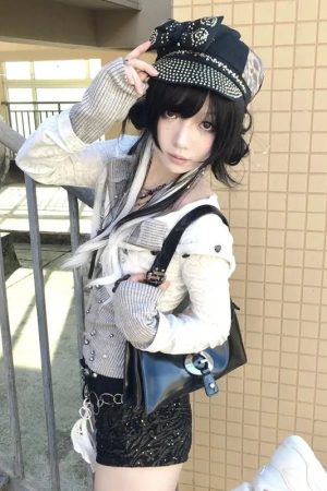 New Style Trends - Acubi Style Layered Cardigan - Outfit Ideas