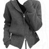New Style Trends - Aesthetic Acubi Solid Cardigan - Outfit Ideas