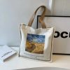 New Style Trends - Aesthetic Artwork Canvas Shopper Bag - Outfit Ideas