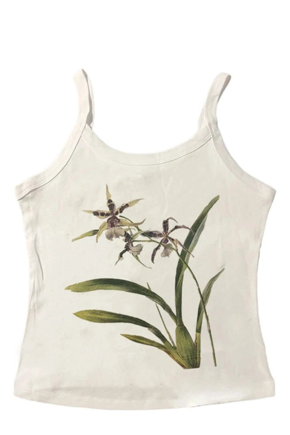 New Style Trends - Aesthetic Botanical Bloom Tank Top - Outfit Ideas