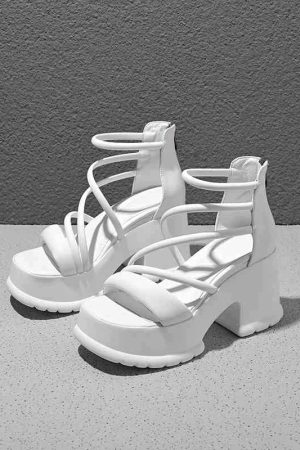 New Style Trends - Aesthetic Bubblegum Dream Sandals - Outfit Ideas