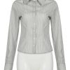 New Style Trends - Aesthetic Classic Pinstripe Blouse - Outfit Ideas