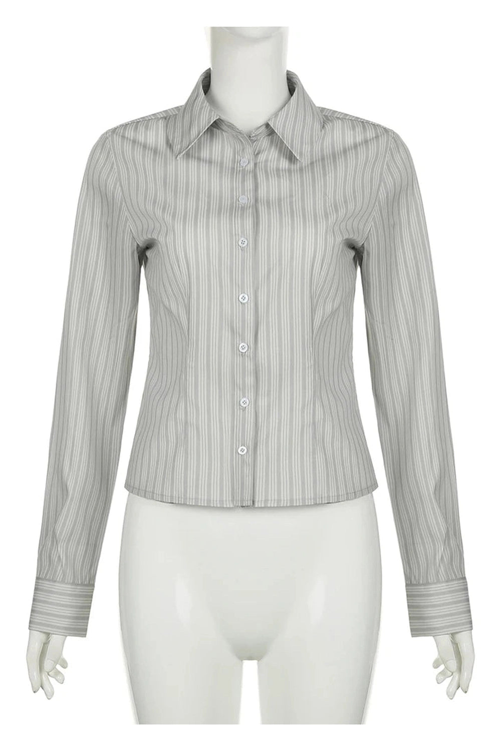 New Style Trends - Aesthetic Classic Pinstripe Blouse - Outfit Ideas
