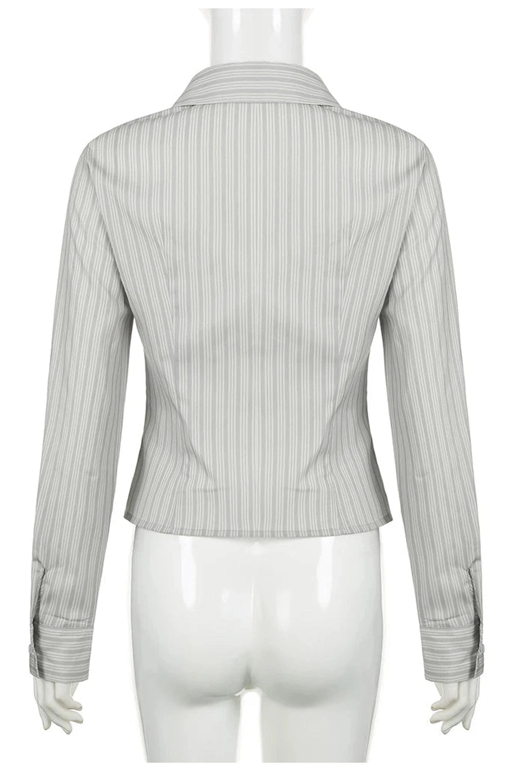 New Style Trends - Aesthetic Classic Pinstripe Blouse - Outfit Ideas