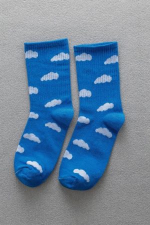 New Style Trends - Aesthetic Cloud Nine Cozy Socks - Outfit Ideas