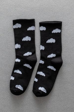 New Style Trends - Aesthetic Cloud Nine Cozy Socks - Outfit Ideas