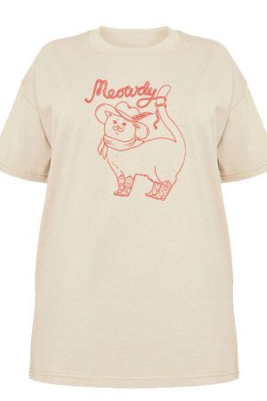 New Style Trends - Aesthetic Cowboy Cat Graphic T-shirt - Outfit Ideas