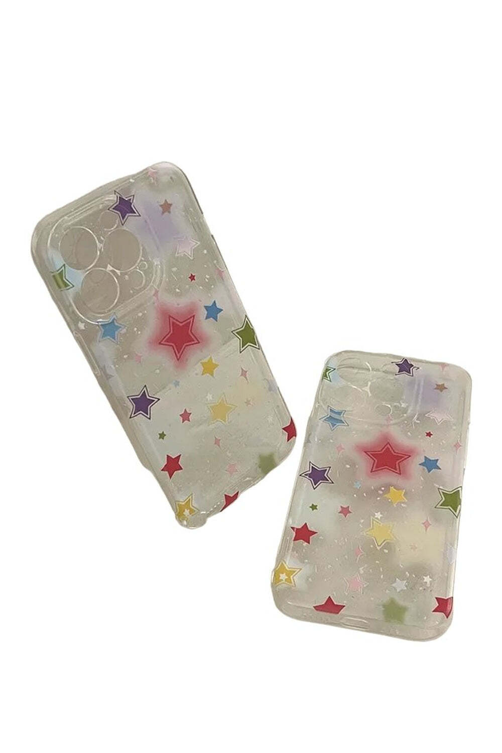 New Style Trends - Aesthetic Gradient Star Clear Phone Case - Outfit Ideas