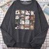 New Style Trends - Aesthetic Meme Cats Oversized Sweatshirt - Outfit Ideas
