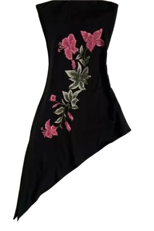 New Style Trends - Aesthetic Night Bloom Pointed Dress - Outfit Ideas