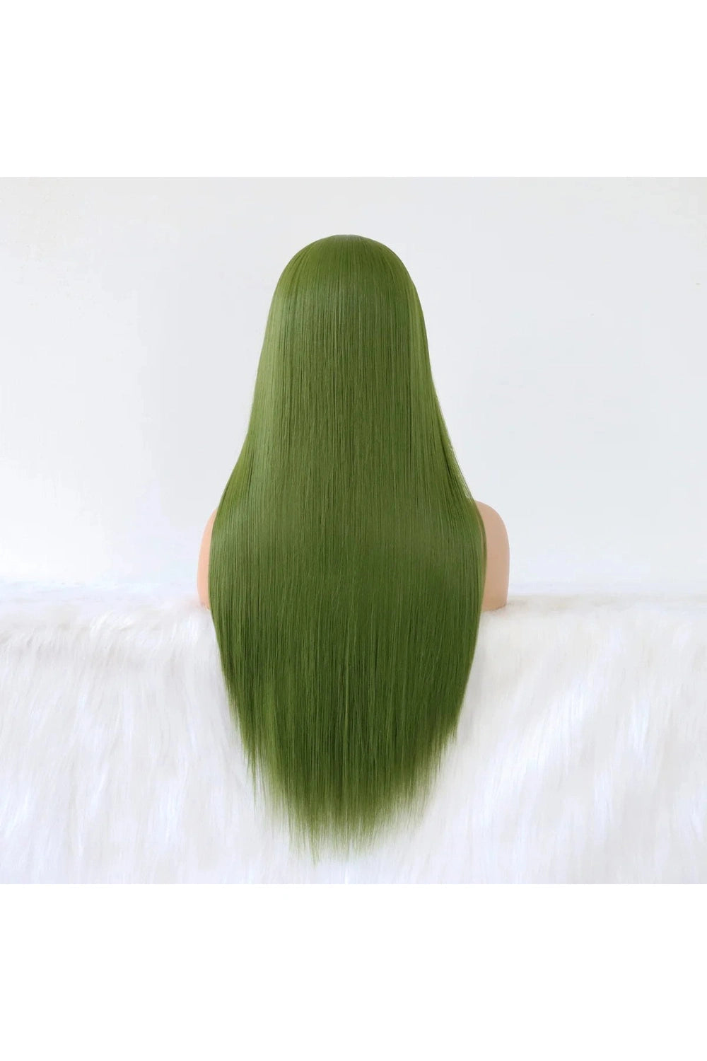 New Style Trends - Aesthetic Olive Green Straight Wig - Outfit Ideas New Style Trends - Aesthetic Olive Green Straight Wig - Outfit Ideas