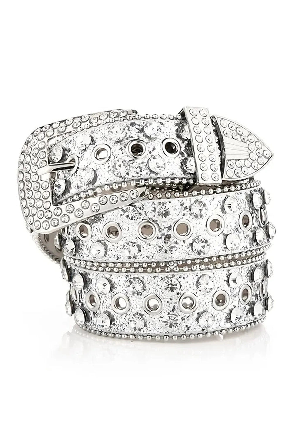 New Style Trends - Aesthetic Rhinestone Studded Belt - Outfit Ideas