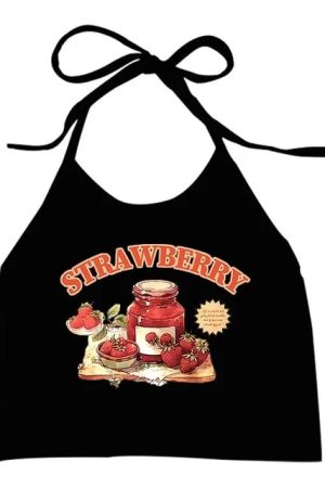 New Style Trends - Aesthetic Sweet Strawberry Jam Top - Outfit Ideas