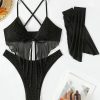 New Style Trends - Alt Black Mesh Bikini Set - Outfit Ideas