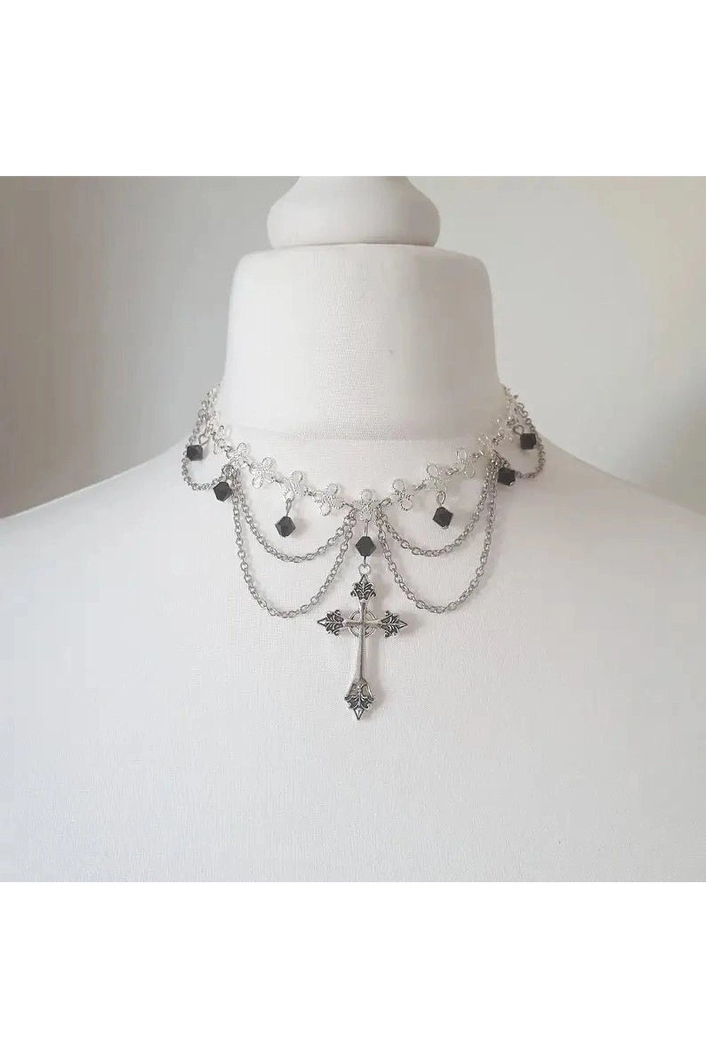 New Style Trends - Alt Cross Princess Gothic Rosary - Outfit Ideas New Style Trends - Alt Cross Princess Gothic Rosary - Outfit Ideas