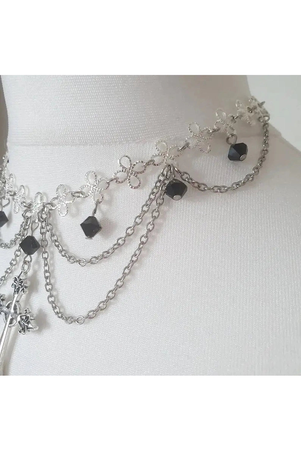 New Style Trends - Alt Cross Princess Gothic Rosary - Outfit Ideas New Style Trends - Alt Cross Princess Gothic Rosary - Outfit Ideas