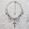 New Style Trends - Alt Cross Princess Gothic Rosary - Outfit Ideas