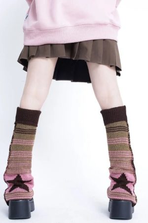 New Style Trends - Alt Edgy Knit Leg Warmers - Outfit Ideas