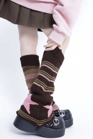 New Style Trends - Alt Edgy Knit Leg Warmers - Outfit Ideas