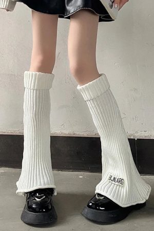 New Style Trends - Alt Edgy Knit Leg Warmers - Outfit Ideas