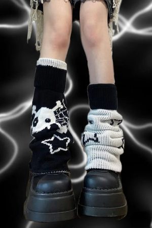 New Style Trends - Alt Edgy Knit Leg Warmers - Outfit Ideas
