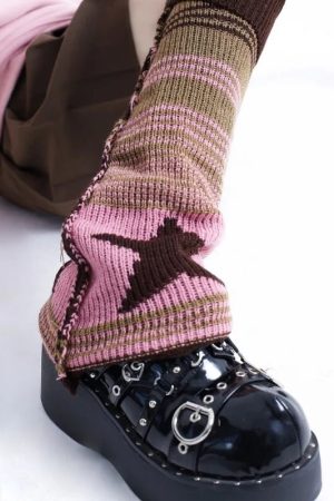 New Style Trends - Alt Edgy Knit Leg Warmers - Outfit Ideas
