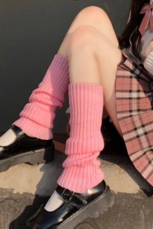 New Style Trends - Alt Edgy Knit Leg Warmers - Outfit Ideas