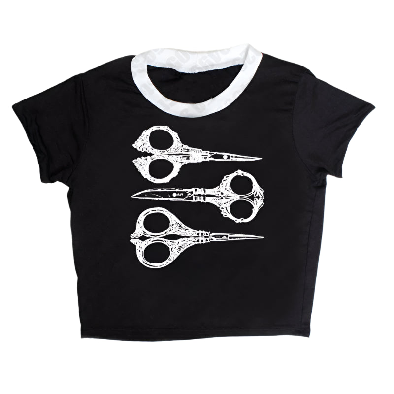 New Style Trends - Alt Edgy Scissor T-Shirt - Outfit Ideas New Style Trends - Alt Edgy Scissor T-Shirt - Outfit Ideas
