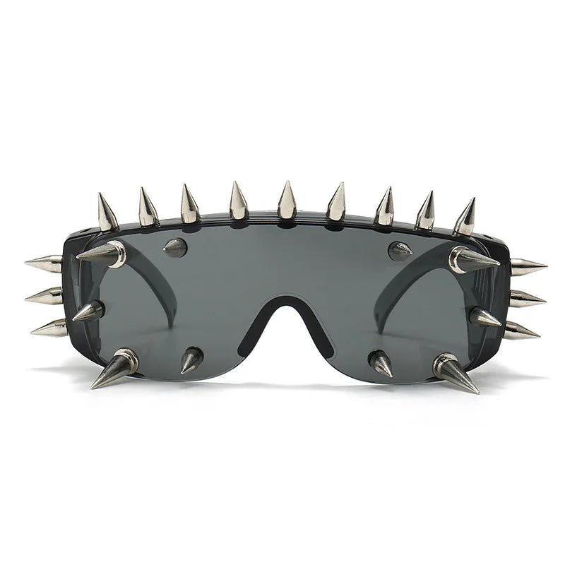 New Style Trends - Alt Edgy Spiked Chaos Shield Sunglasses - Outfit Ideas New Style Trends - Alt Edgy Spiked Chaos Shield Sunglasses - Outfit Ideas