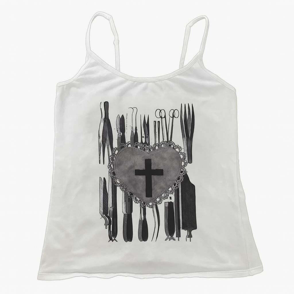 New Style Trends - Alt Edgy Surgical Heart Top - Outfit Ideas