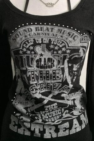 New Style Trends - Alt Festival Long Sleeve Top - Outfit Ideas