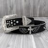 New Style Trends - Alt Goth Cross Embellished Belt - Outfit Ideas