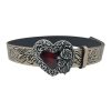 New Style Trends - Alt Goth Heart Rose Belt - Outfit Ideas