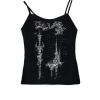 New Style Trends - Alt Gothic Ruins Spaghetti Top - Outfit Ideas