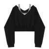 New Style Trends - Alt Layered Strap Crop Sweatshirt - Outfit Ideas
