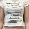 New Style Trends - Alt Retro Anatomy Tools Crop Top - Outfit Ideas