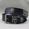 New Style Trends - Alt Skull Emblem Gothic Belt - Outfit Ideas