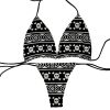 New Style Trends - Alt Skull Print Bikini Set - Outfit Ideas