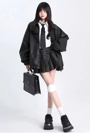 New Style Trends - Autumn Scholar Zip Retro Jacket - Outfit Ideas